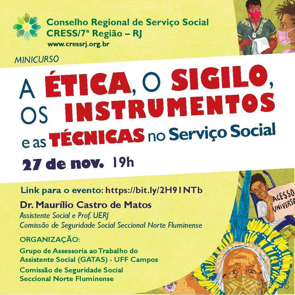 Minicurso 'Ética, Sigilo, Instrumentos e Técnicas no Serviço Social